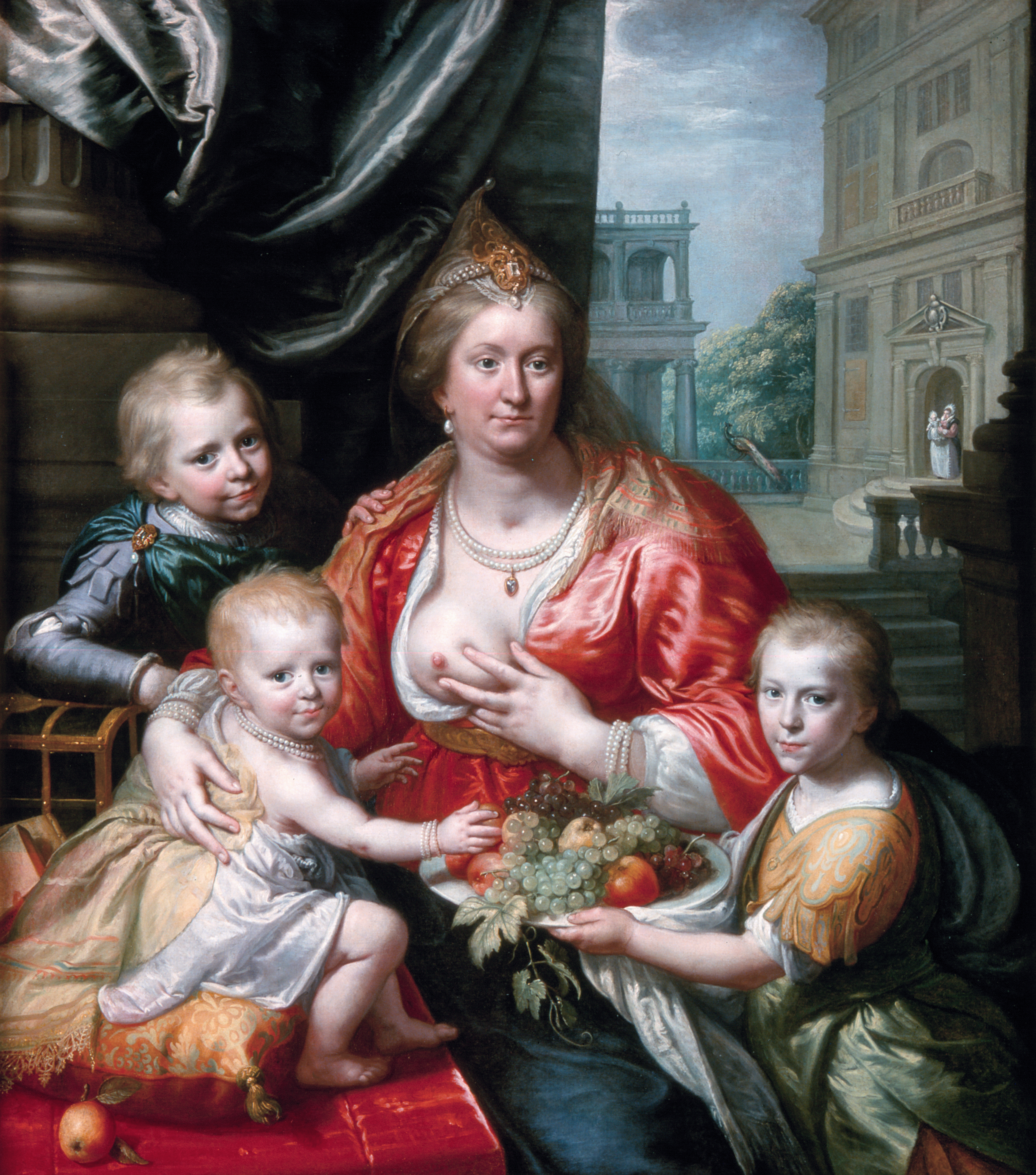Sophia Hedwig van Brunswijk-Wolfenbuttel as Caritas
